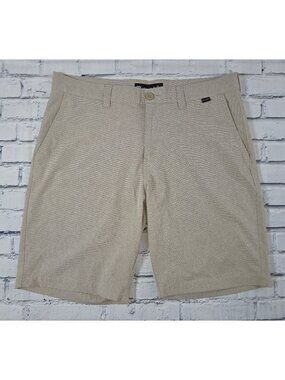 Travis Mathew Beige Men's Flat Front Shorts
